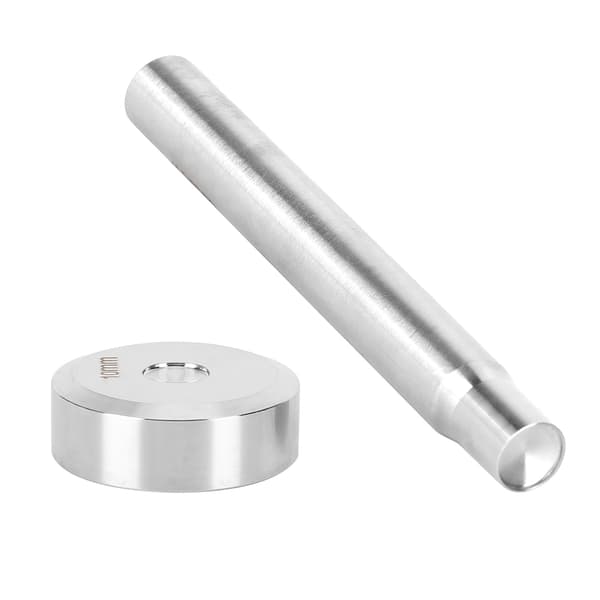 Die Punch Tool Dobbeltsidig Lær Rivet Setter Kit Sett Metall for DIY Lærhåndverk 10mm