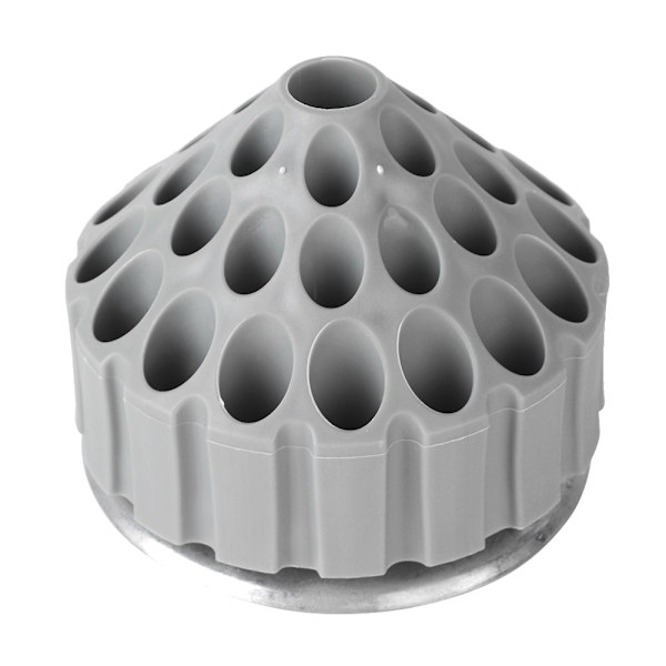 Roterbar boreholder Borespids Tap Stand Slibning Udskæringsværktøj Organizer Box (grå)