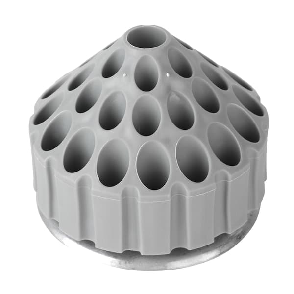 Roterbar borholder drill bit tapp stativ slipe verktøy organizer boks (Grå)