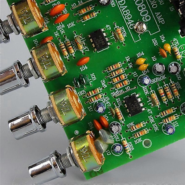 DC 12V 40W+40W Stereo Lydforstærkerkort Mikrofonforstærker