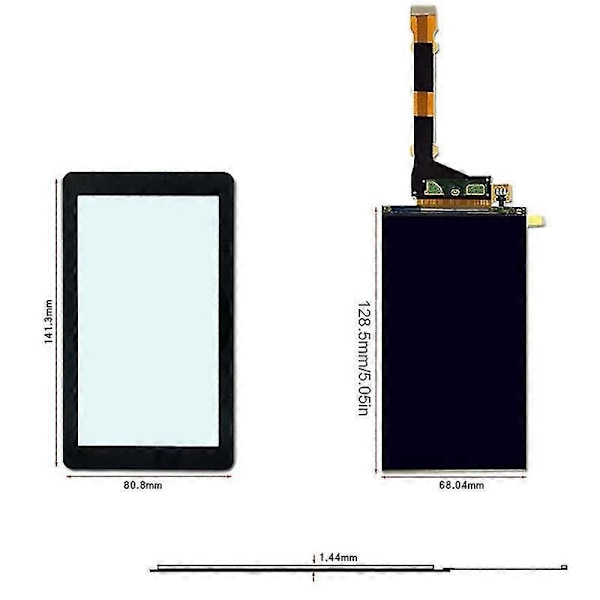 5.5 Tommers 2K LCD-skjerm 1440X2560 HD LCD-skjerm kompatibel med LD002R/ Mars/ Fiber Optisk 3D-printer