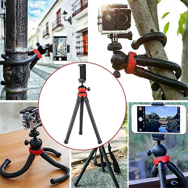 Mångsidigt och Mini Stativ för DSLR, -40, -05 Röd