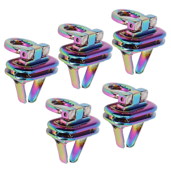 5 stk Flip Lock Fargerik Sink Legering Oval Bull Nose Lås Bagasjelås Clamshell Lås