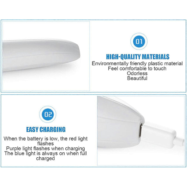 Pore Vacuum, Ansikts Pore Cleanser, USB-lading Elektrisk Blackhead Remover Sugeinstrument Pore Cleanser v