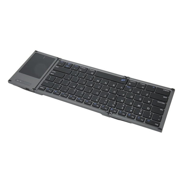 Bærbart Bluetooth-tastatur Sammenleggbart reisetastatur for flere enheter med pekeplate for OS X for Android for Windows