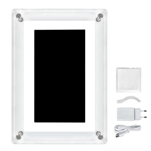 5 tommer digital fotoramme 1200mAh IPS-skærm EU-stik
