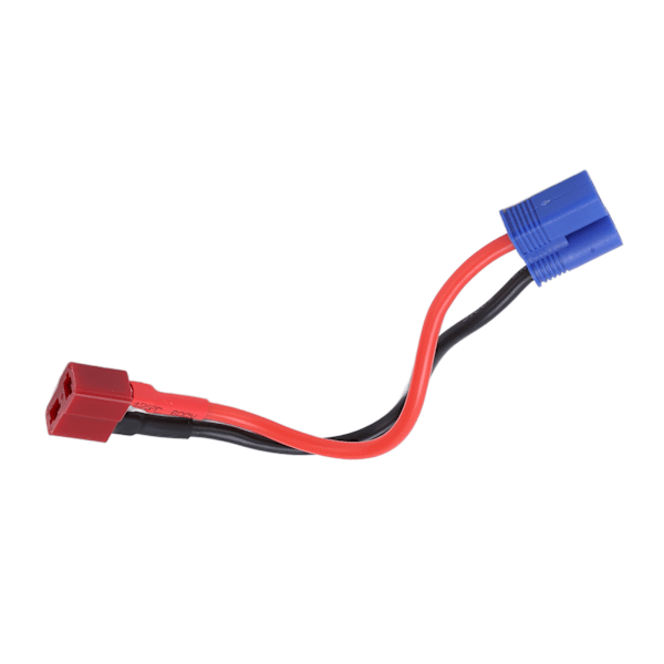 EC3 hane till T-huvud hona batteriadapterkabel mjuk silikon 12,7 cm total längd för RC bilplansskepp