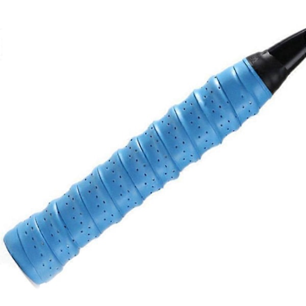 Badminton Tumgrepp, Andningsbart Halkfritt PU-gummi Tennisracket Tumgrepp, Fiskformat Klibbigt Handgrepp 1st Vit