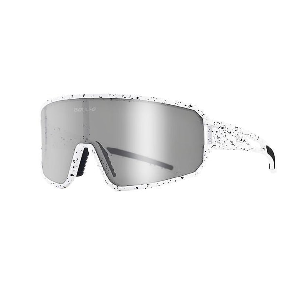 Polariserte smarte sykkelsolbriller med fargeskiftende linser for menn og kvinner
