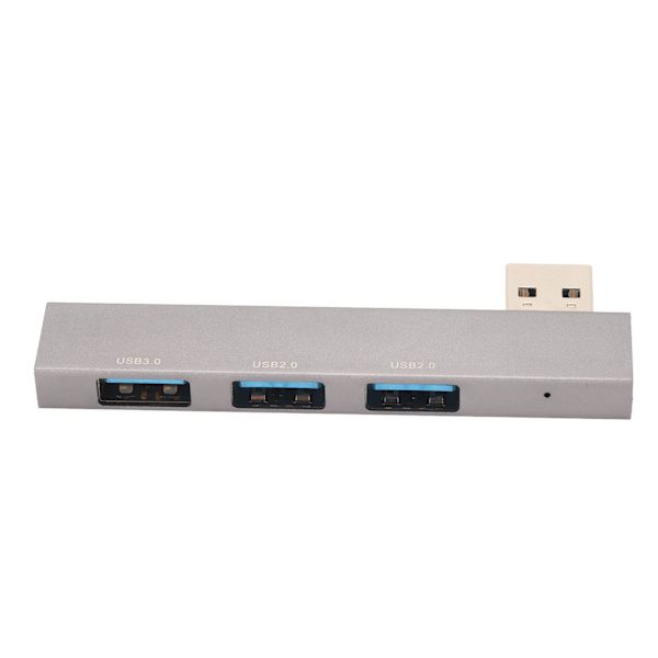 USB3.0 Hub Mini 3 in 1 1xUSB3.0 2xUSB2.0 5Gbps Bärbar höghastighets USB multifunktionshubb av aluminiumlegering