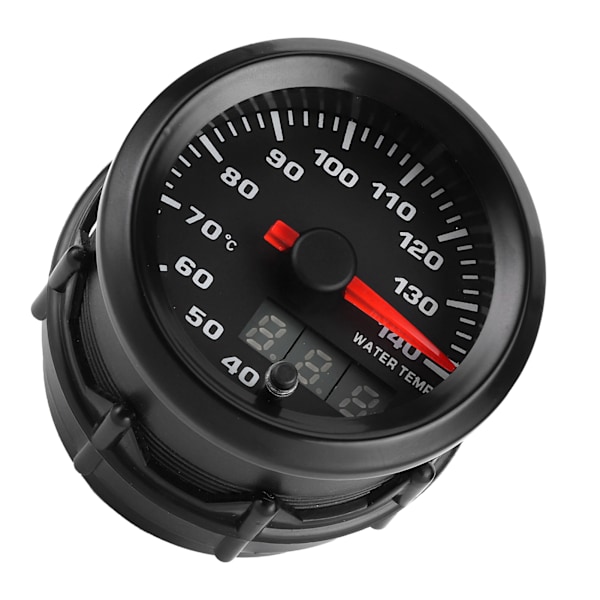 2in Vandtemperaturmåler 40-140℃ Pointer 7 Farver LED-display Universal til 12V Biler