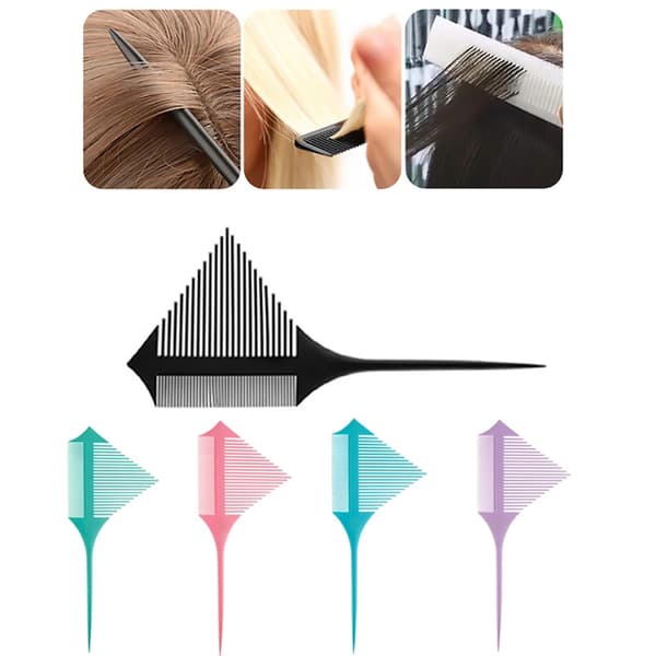 Frisør Tips Kam Professionel Anti Statisk Hårkam Split Tand Design Hårkam til Kæmning og Farvning af Hår