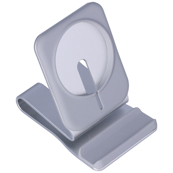 Magnetisk trådlös laddare telefonladdningsstation stativ docka aluminiumlegering för MagSafe för IPhone12