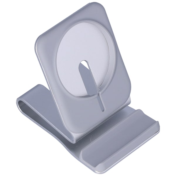 Magnetisk trådløs oplader telefonopladningsstation stativ dock aluminiumlegering til MagSafe til IPhone12