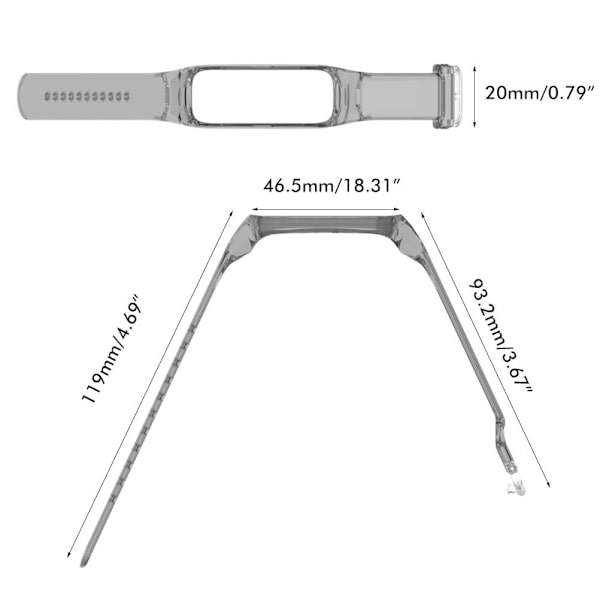 Reservedele til Samsung Galaxy Fit2 SM-R220 Smart Bands Watchband Strap til kvinder og mænd
