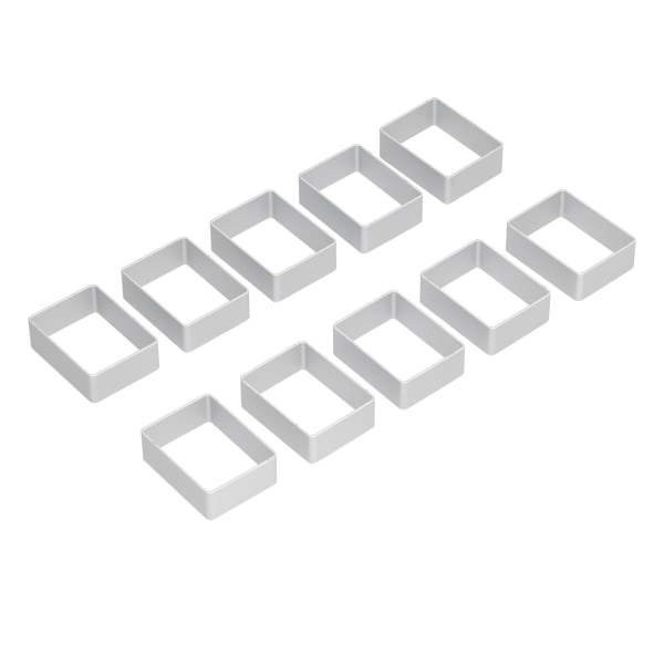 10 kpl / set ruostumatonta terästä Moon mold set keksejä leikkuri tee-se-itse leivinmuottipieni mold