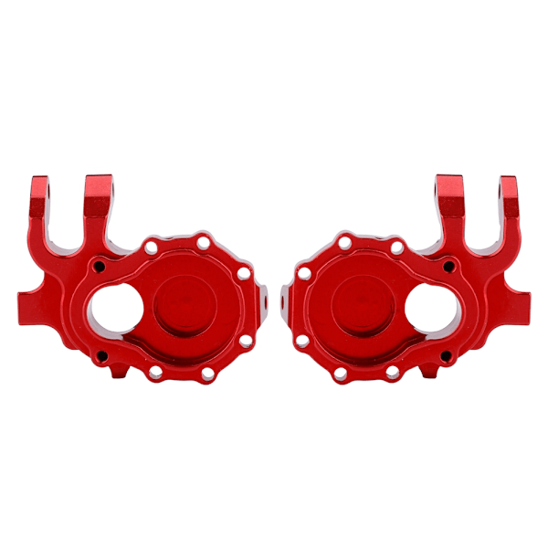 1 par aluminiumlegering portal drivhus foran Traxxas TRX-4 1/10 Crawler RC-del (rød)