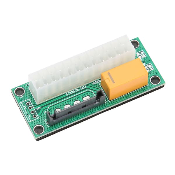 Dobbelt strømforsyning Sync Starter ATX24pin Sikker Stabil Transmission Plug and Play Strømforsyning Sync Starter