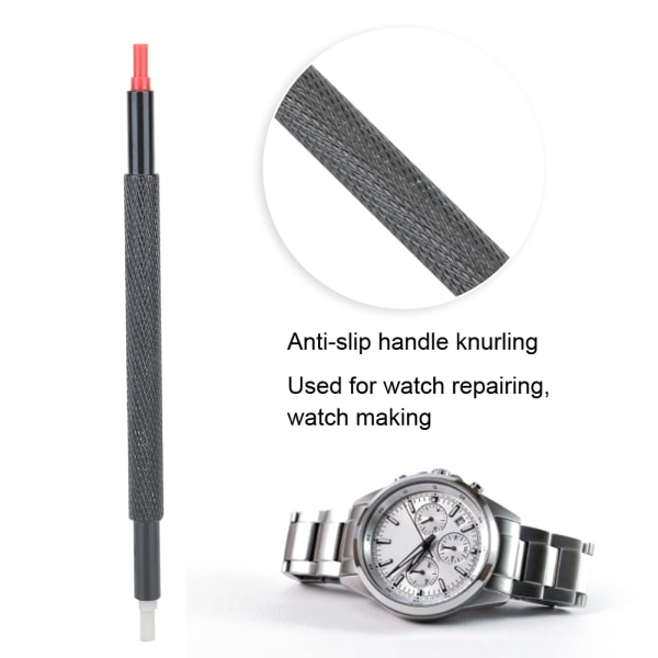 7404 Double Head Watch Hand Pressers Watch för urmakare Svart