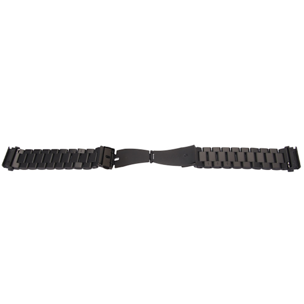 Urrem i rustfrit stål Quick Release Urrem Tilbehør 22 mm Passer til Amazfit Falcon Smart Watch Sort