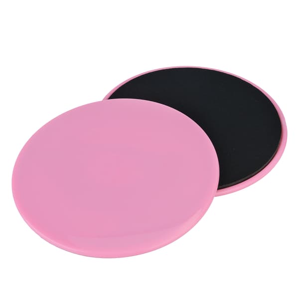 Øvelse Glidende Glideskive - Fuld Krops Træning (2STK, Pink)
