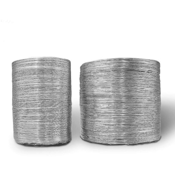 100 mm, 2 m alumiininen joustava poistoputki, tuulettimen liitin, poistoilmaputki