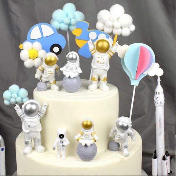 Harts Astronaut Dekoration til Bilinteriør 3 stk. Mini Astronaut Figurer