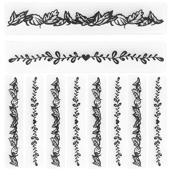 10 kpl muovikuviointikansiot kohokuvioitu malli DIY kortinvalmistus Scrapbooking Paper Craft Tool