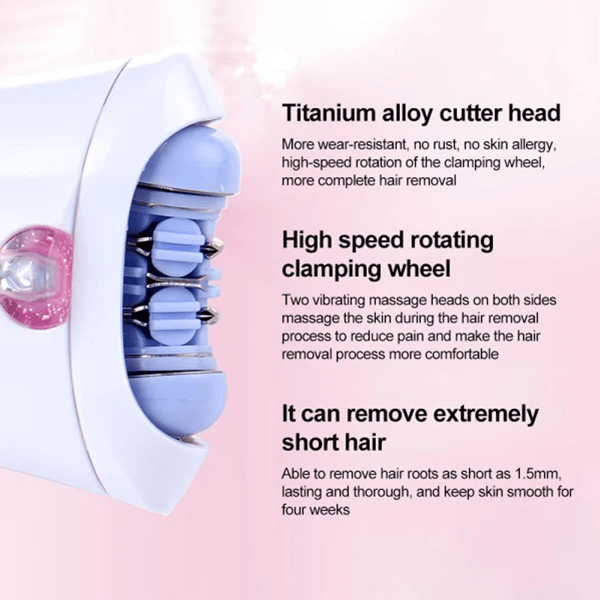 Glat glidende epilator hårfjerning ansigts krop og ansigts epilator