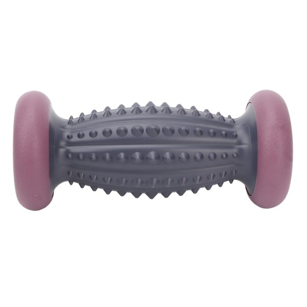 Fotmassage Roller Muskelavslappnande Minska obehag Plantar fasciit Massageverktyg för ben Hand Svart