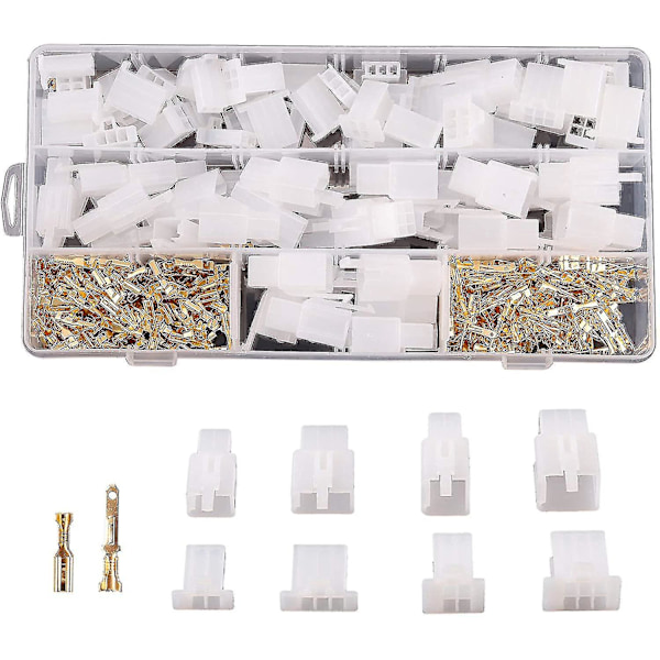 380 stk. 2,8 mm Bilkontakt Sæt 2 3 4 6 Pins