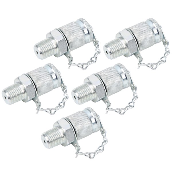 5 st hydraulisk testadapter gängtestkopplingar tryckmätning PT/PPTZG1/4in