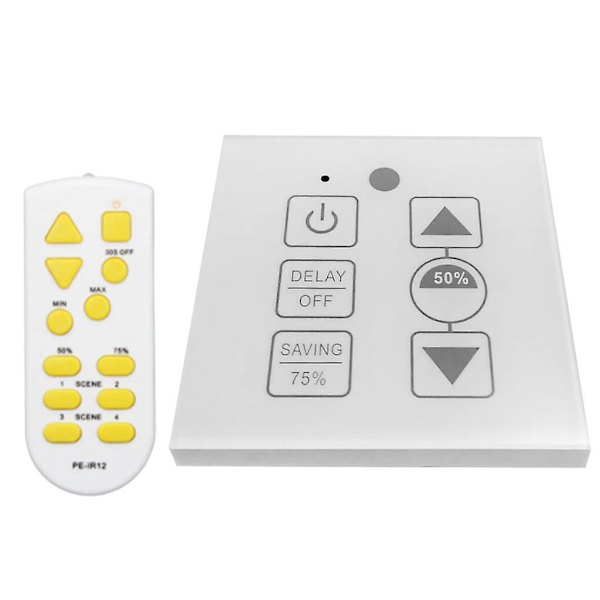 100W IR Kontroll LED Touch Switch Panel Steglös Kontroller LED Dimmer-
