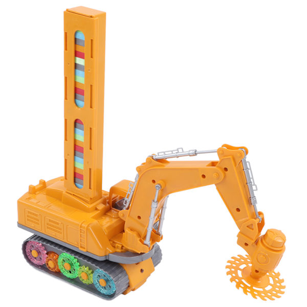 Domino Engineering Vehicle Toys Elektrisk Engineering Truck Toys Sæt med Lyd og Lyseffekt til Børn