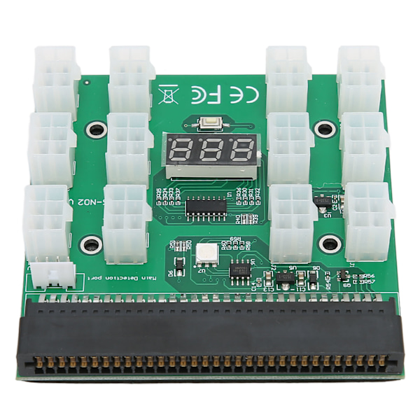Strømkilde Breakout-kort Adapter PCB-proces Understøtter 1600W 12V 6 PIN Breakout-kort Modul med Høj Sikkerhedsydelse
