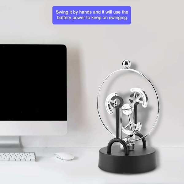 Elektronisk shake Wiggle Device Perpetual Motion Swinging Kinetic Art Craft Decoration (#C203)