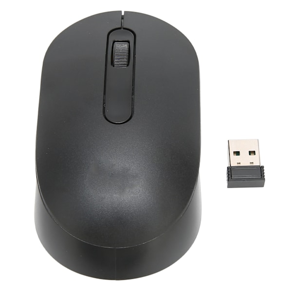 2.4G trådlös mus knapp för ljudlös vänster höger symmetrisk ergonomisk spelmus med USB-gränssnitt för Windows för Linux