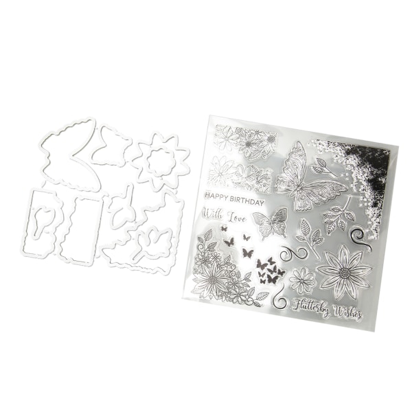 Transparenta stämplar Print Gör-det-själv-produktion TPR-kort Gör dekorativa stämplar för scrapbooking-hantverk T1991-TC