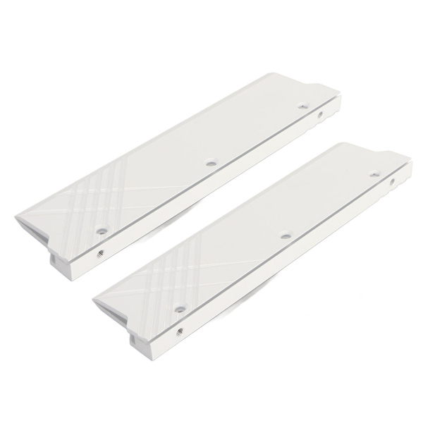 Computer Vandkøling Heatsink Aluminiumlegering Hukommelseskøling Heatsink DDR5 Hukommelseskøler Hvid
