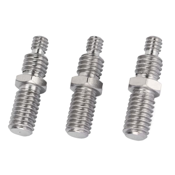 Rustsikker 3/8 til 1/4 Tripod Skrueadapter - Enkel Montering, Utsøkt Design (3 stk)