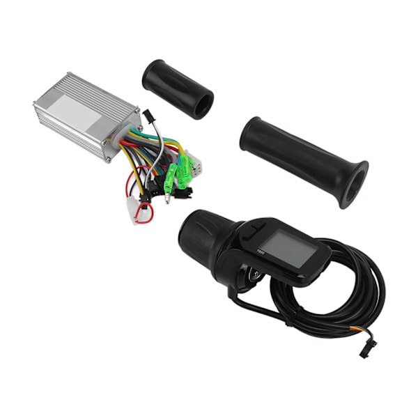 48/60V 350W Elektrisk cykel borstlös motorstyrenhet 886 LCD-displaypanel kit med reservvridgrepp