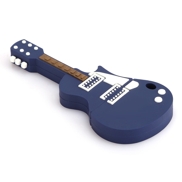 Memory Storage Stick USB Drive Laptop-tilbehør PVC-gitar formet for Vista / OS X / Linux(32G)