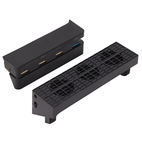 Pelikonsolin jäähdytystuuletin USB-käyttöinen automaattinen älykäs ulkoinen jäähdytin HUBilla PS4 Slim -isännälle