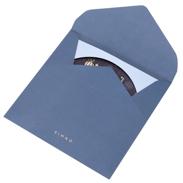 Presentkort Enkla ihåliga fashionabla fina födelsedagskort med kuvert för vuxna Thanksgiving födelsedagsfestivaler GiftDream Castle