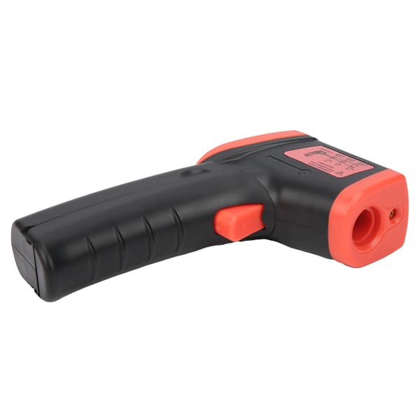 HW600 Berøringsfri Termometer LCD Infrarødt Digitalt Temperaturmålingstermometer (Rød)