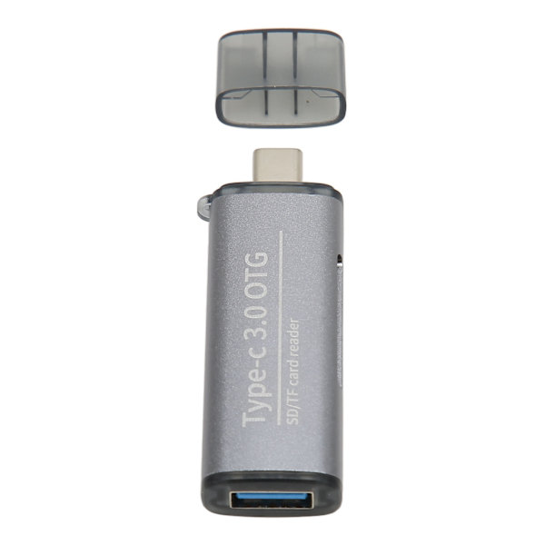 Lagringskortläsare Bärbart stöd Micro Storage Card 2 i 1 USB C 3.1 USB 3.0 minneskortläsare med 2 kontakter