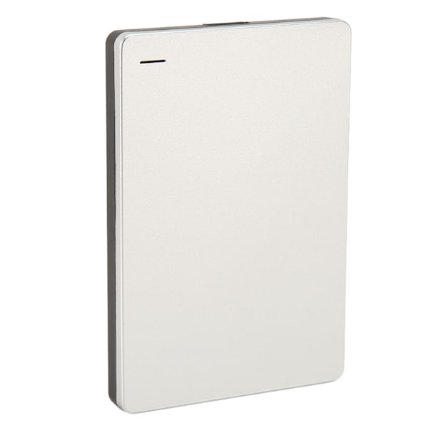 Ekstern harddisk 2,5 tommer USB 3.0 5 Gbps aluminiumlegering plug and play ultra tynd mobil harddisk til pc tv telefon sølvfarve 250 TB