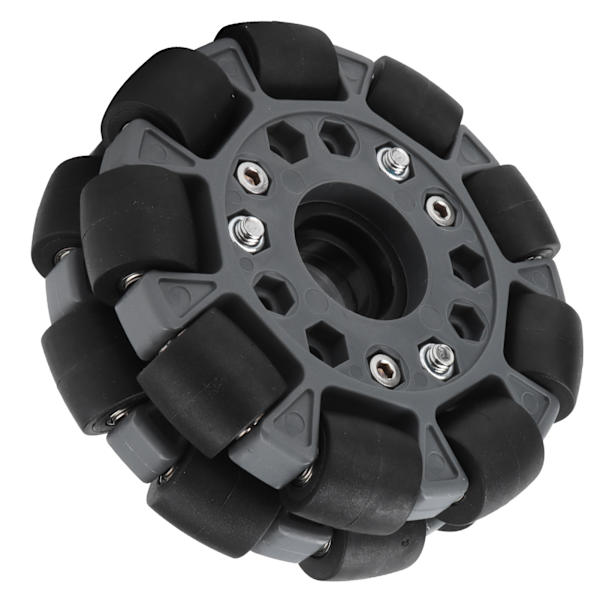 100mm Hållbara Nylon Gummi Lager Rullar Omni Hjul för Robot Race Hjul 14041