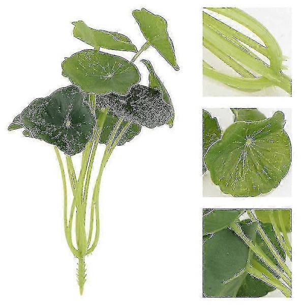 8 stk. kunstige plantedekorationer, Simuleret Grøn Plante