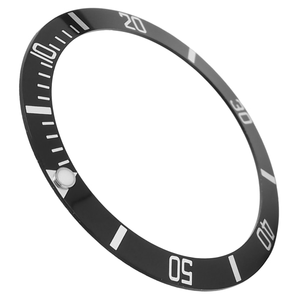 Profesjonelt armbåndsur Bezel Insert Loop Replacement Watch Bezel Insert Ring Accessory Black